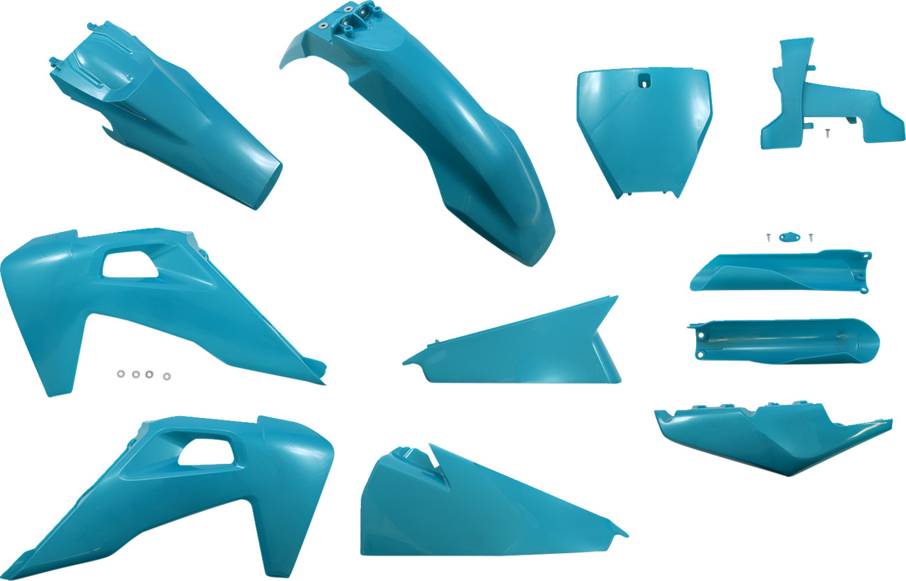 Acerbis Full Body Kit - Teal/Metallic - Husqvarna '19-'22