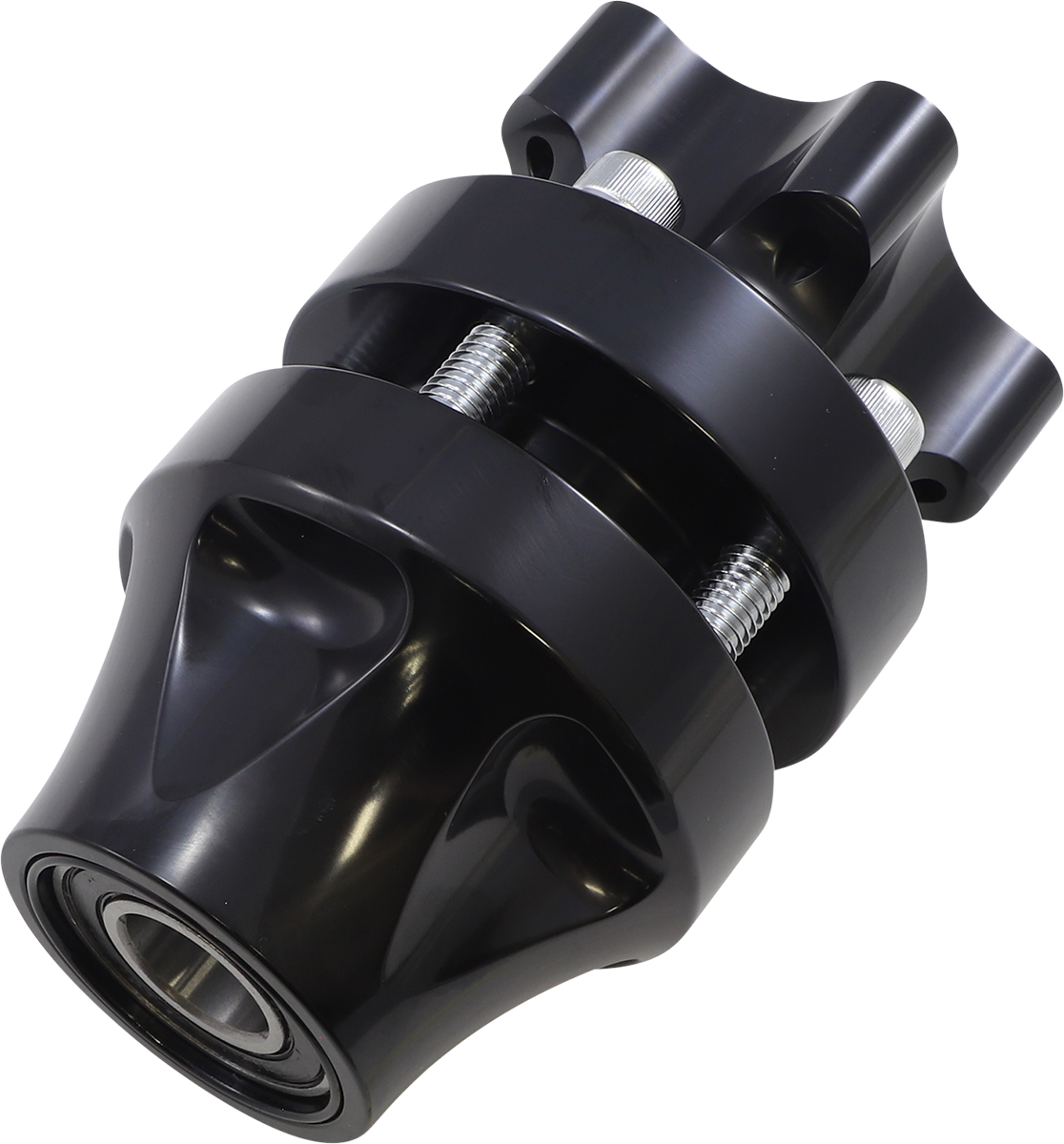 Arlen ness Hub - Cartridge - Front/Single Disc - Black - '00-'07 Touring Harley Davidson