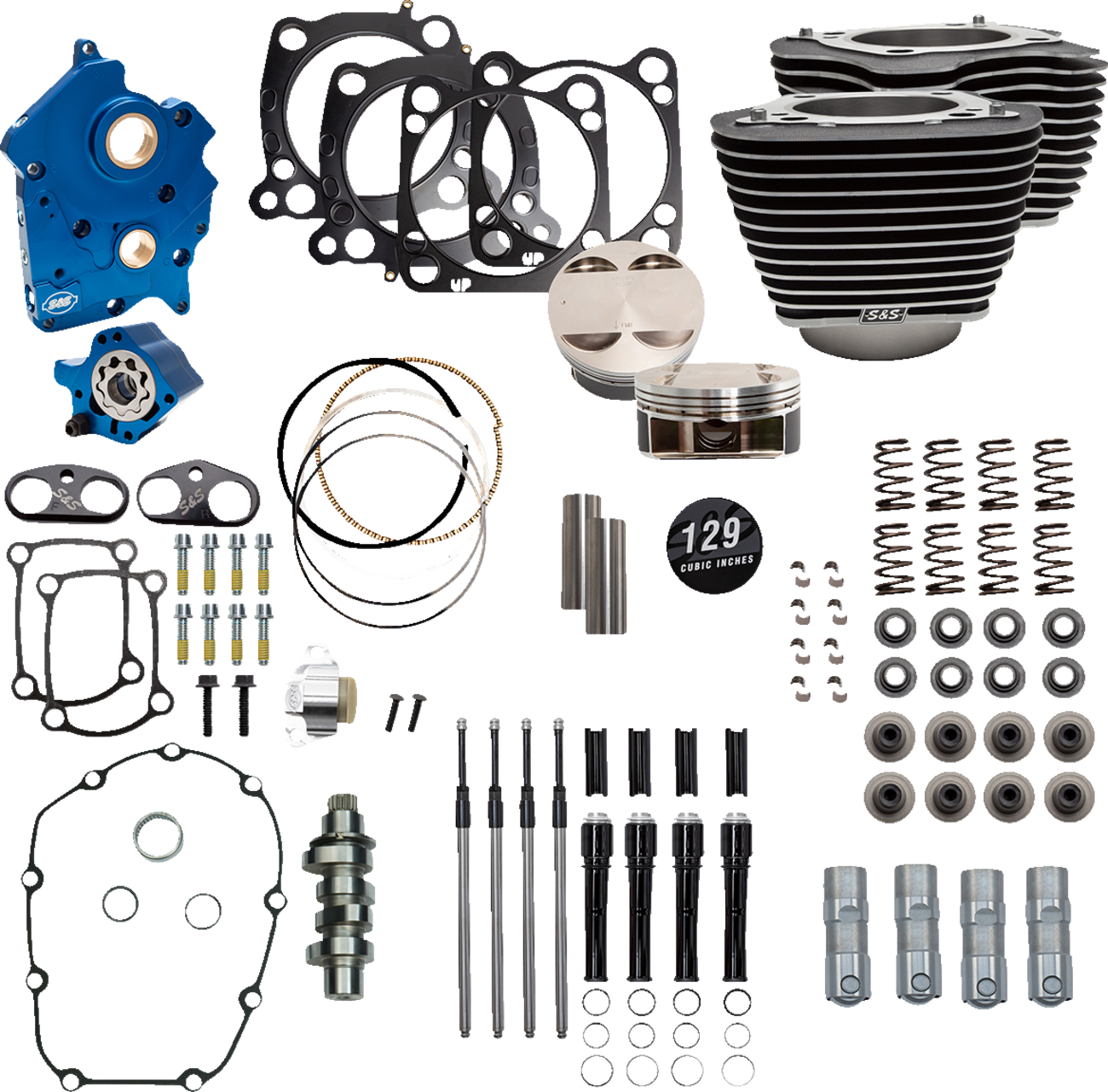 S&S CYCLE 129" Power Package Engine Performance Kit