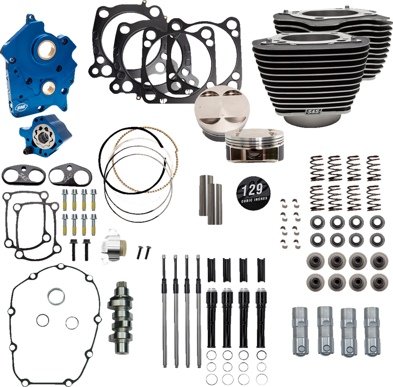 S&S CYCLE 129" Power Package Engine Performance Kit