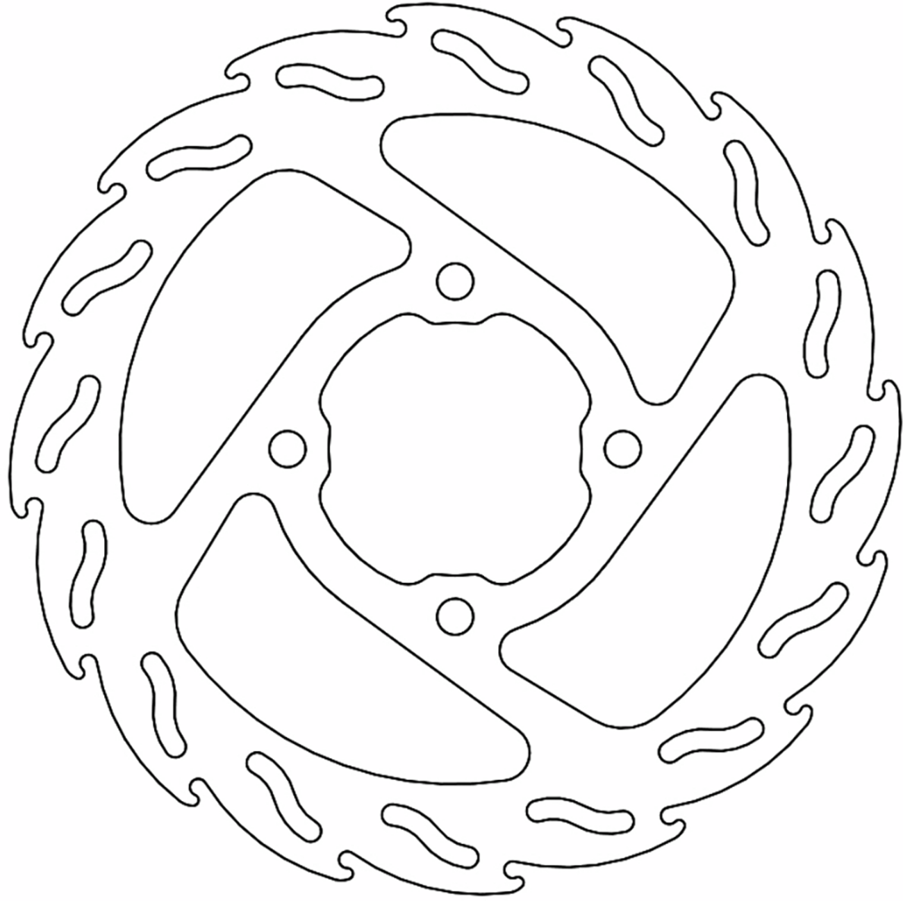 MOTO-MASTER Brake Rotors