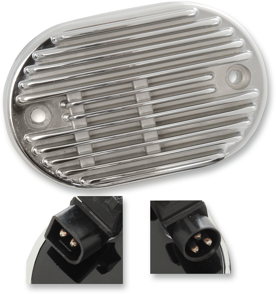 Drag specialties Regulator - Chrome - '08-'10 FX/FLST Harley Davidson