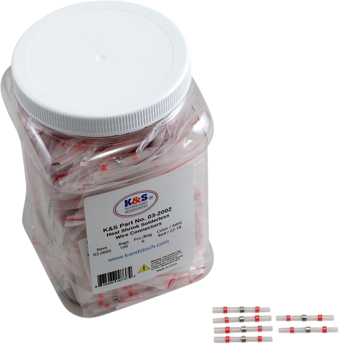 Heat-Shrink Solderless Wire Connector Kit/Refill