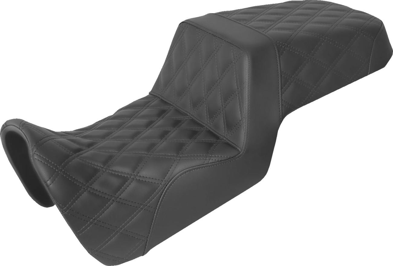 SADDLEMEN Lattice Stitch Step-Up Seat