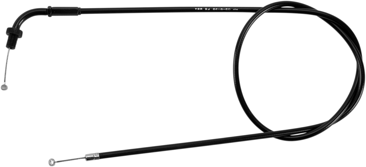 Black Vinyl Throttle Cable