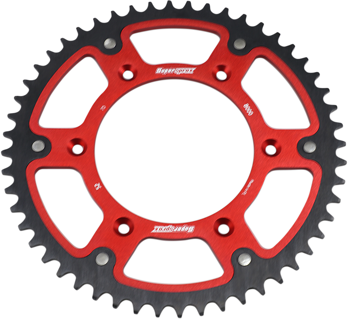 Supersprox Stealth Rear Sprocket - 52 Tooth - Red - Beta 52T