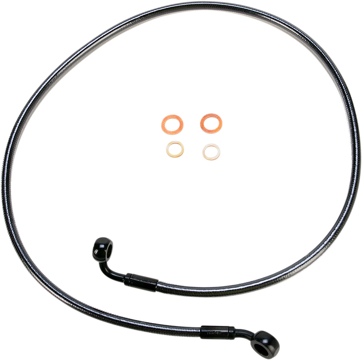 MAGNUM SHIELDING E-Z Align Braided Single Disc Front Brake Line