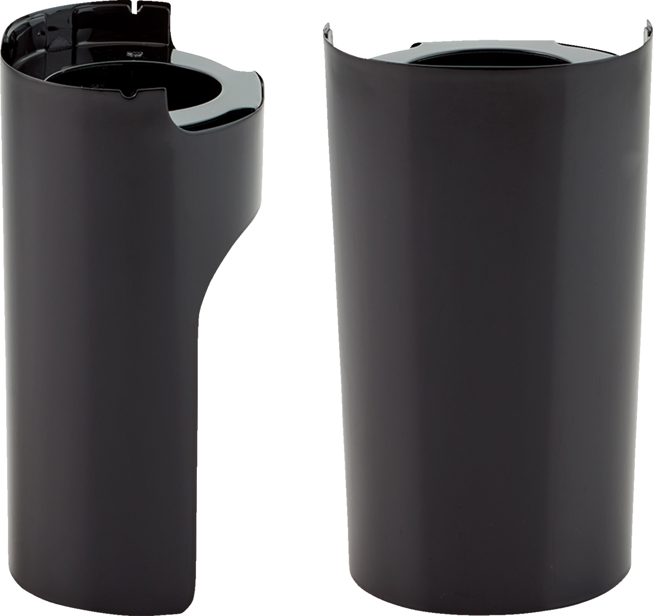 Arlen ness Fork Boot Cover - Gloss Black Powdercoat - Smooth Harley Davidson