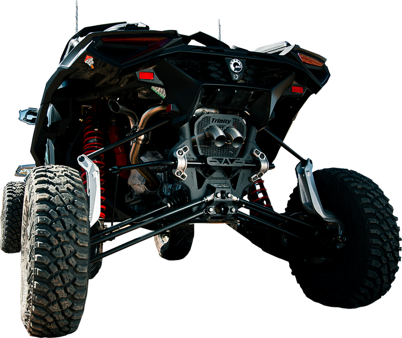 Trinity Racing Slip-On Center Exit Exhaust Can-Am Maverick R 2024-2025