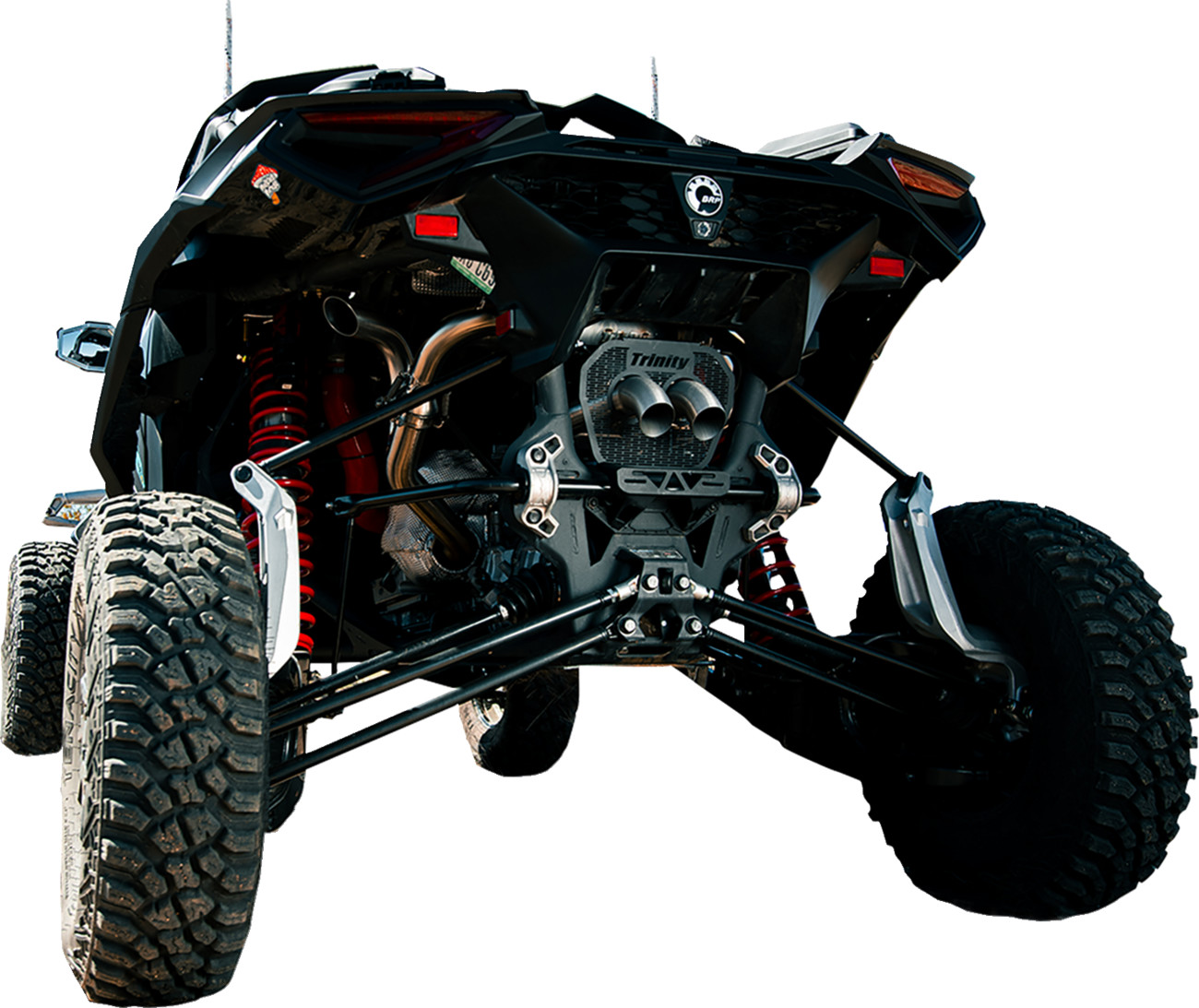 Trinity Racing Slip-On Center Exit Exhaust Can-Am Maverick R 2024-2025