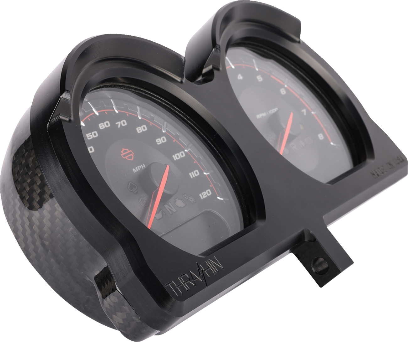 Thrashin Supply Gauge Relocation Kit For Harley Road Glide 2015-2025