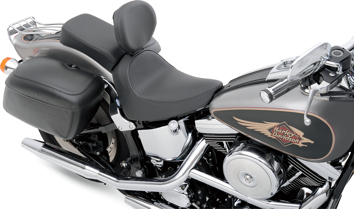 Drag specialties seats Solo Seat - Smooth - Driver Backrest - FXST/FLST '84-'99 Harley Davidson