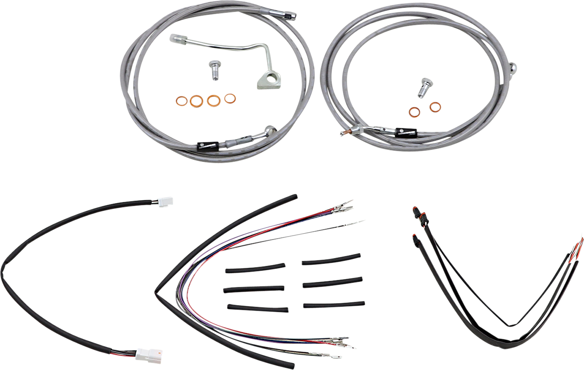 Burly Handlebar Cable Installation Kit For Harley Road Glide w/ ABS 2015-2016
