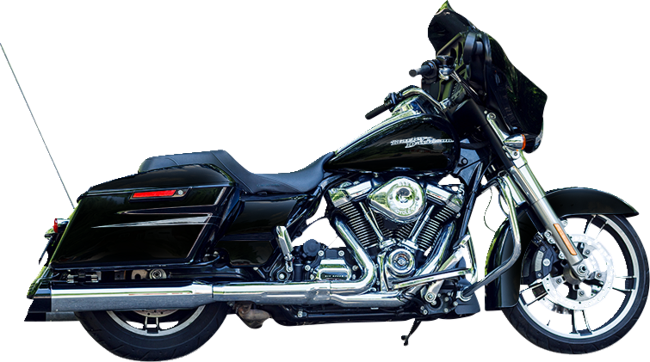 S&S Cycle MK45 4.5" Cutlass Slip-On Mufflers For Harley Touring 2017-2025