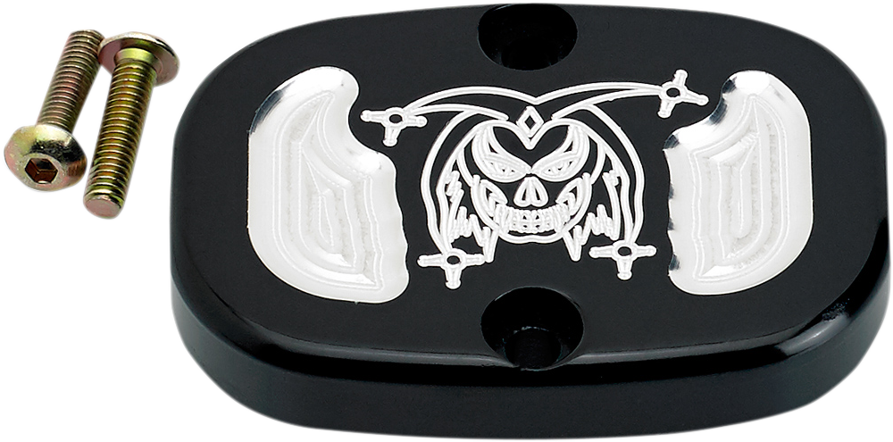 Joker machine Master Cylinder Cover - FL - Black Harley Davidson
