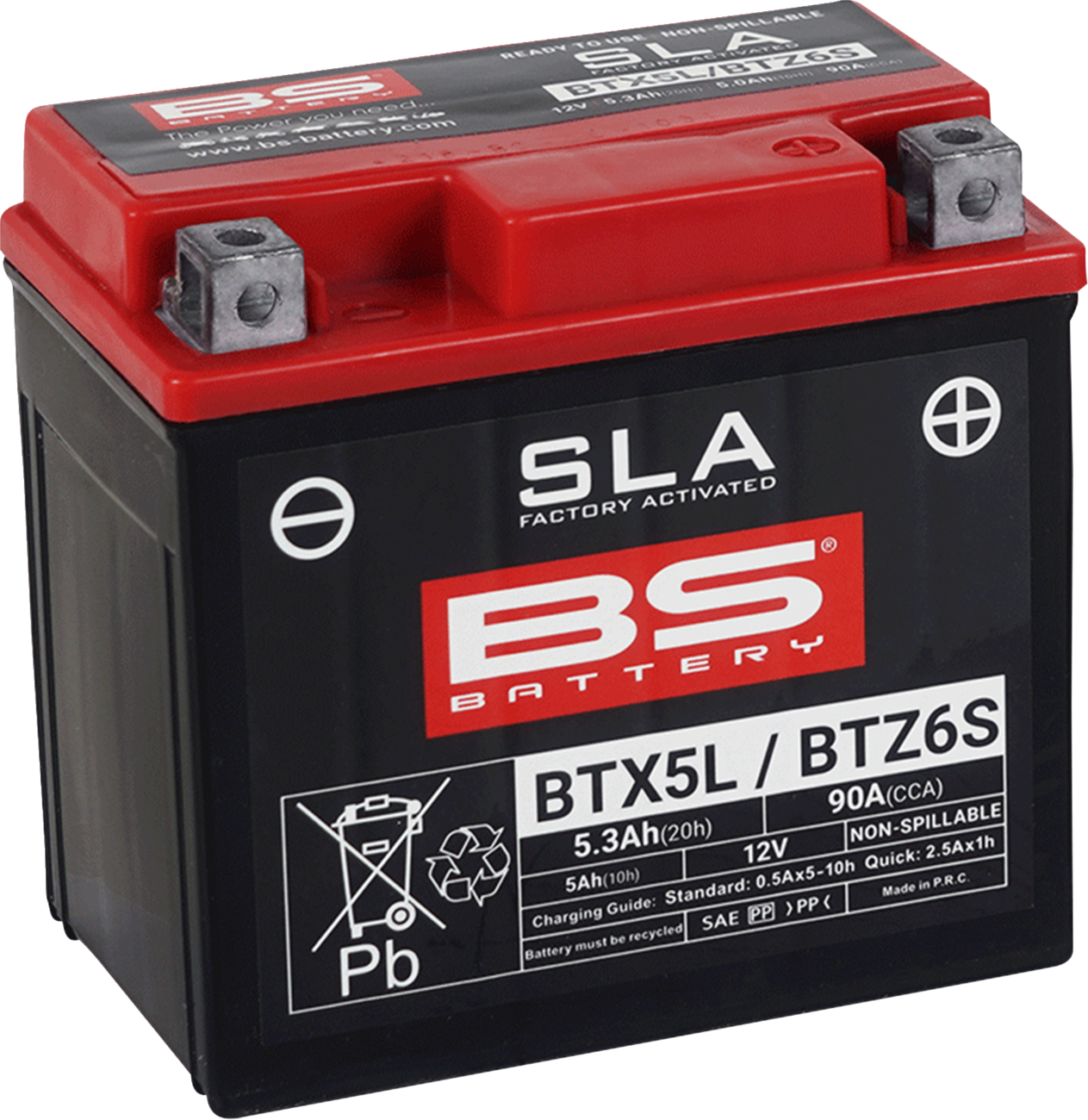 BS BATTERY SLA Factory- Activated AGM Maintenance-Free Battery