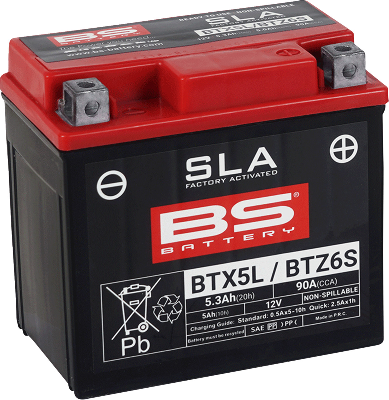BS BATTERY SLA Factory- Activated AGM Maintenance-Free Battery