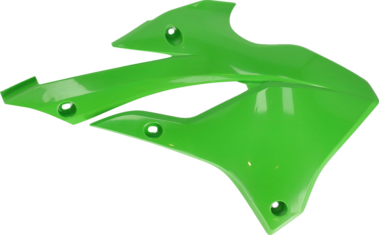 Acerbis Radiator Shrouds - Green 2022-2024 Kawasaki KX112 / 2022-2024 Kawasaki KX85