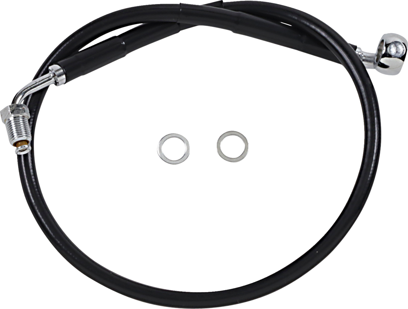 Drag specialties Brake Line - +2" - Black - '18-'21 Softail 2018-2020 Harley Davidson FXBRS Breakout 114