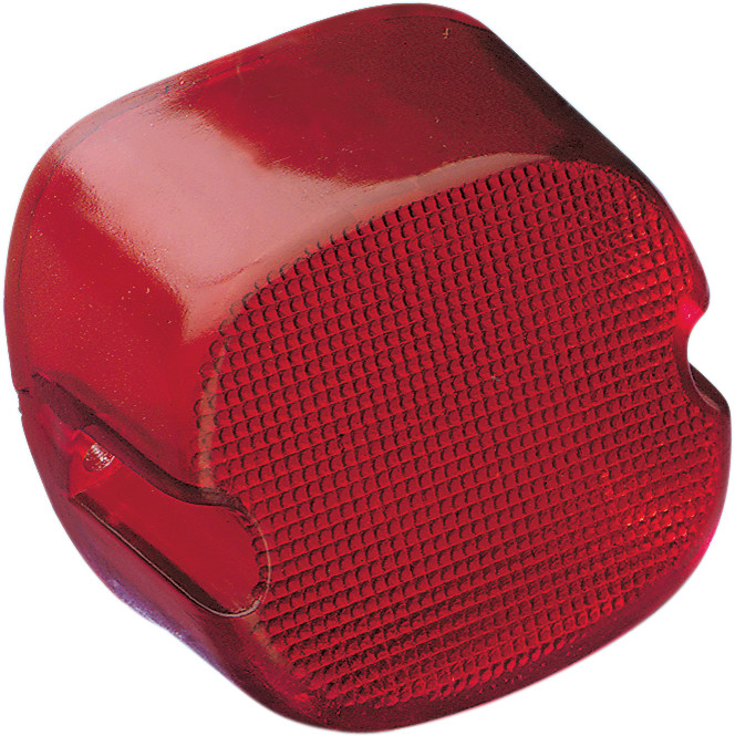 Drag specialties Taillight Lens - Bottom Tag Window - Red Harley Davidson