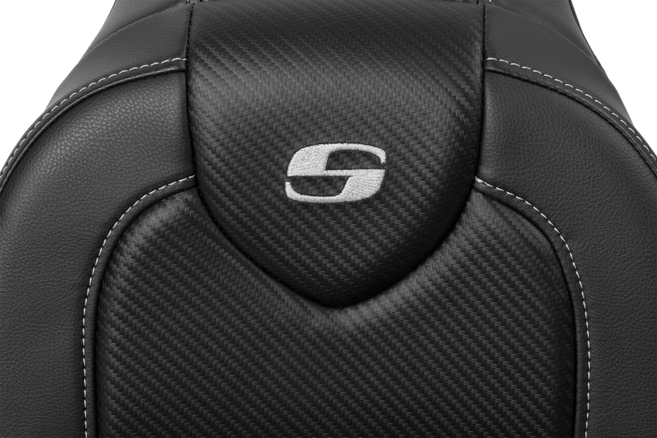 Saddlemen 804-05-185 RoadSofa Carbon Fiber Seat No Backrest FXDWG 04-05