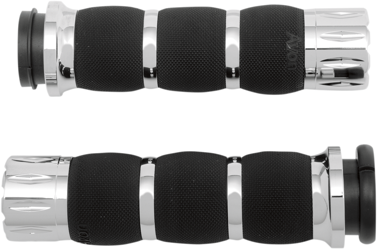 Avon grips Rival Air Cushioned Grips - TBW - Chrome Harley Davidson