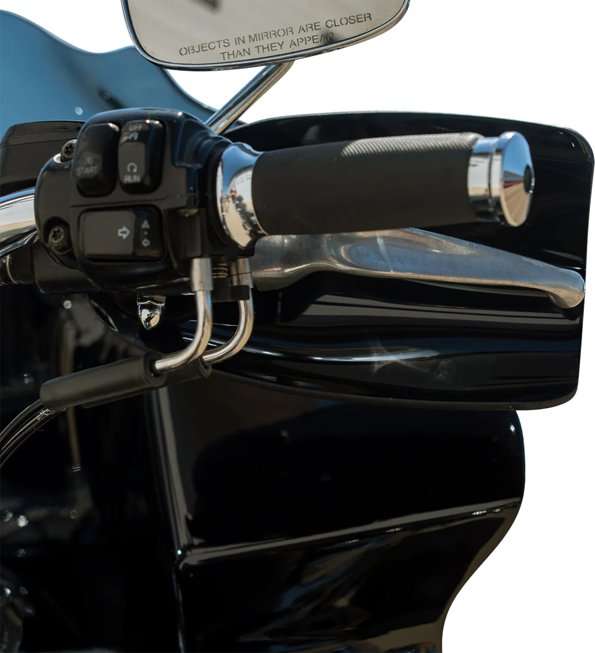 Klock Werks Flare Hand Guards For Harley with Hydraulic Clutch 2002-2020