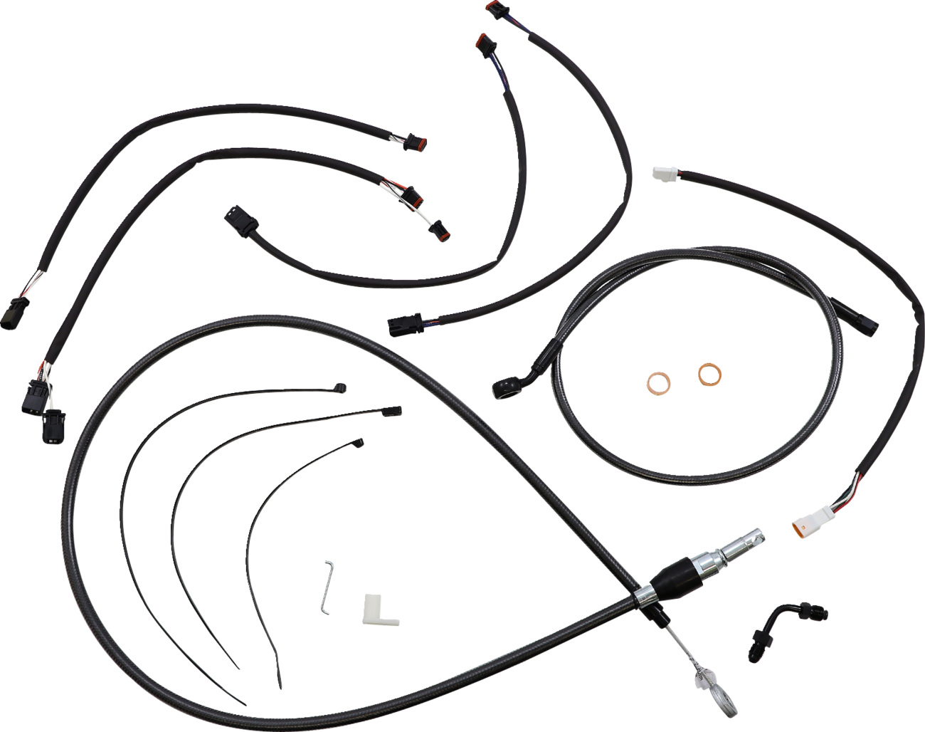 MAGNUM SHIELDING Black Pearl™ Designer Handlebar Installation Kit