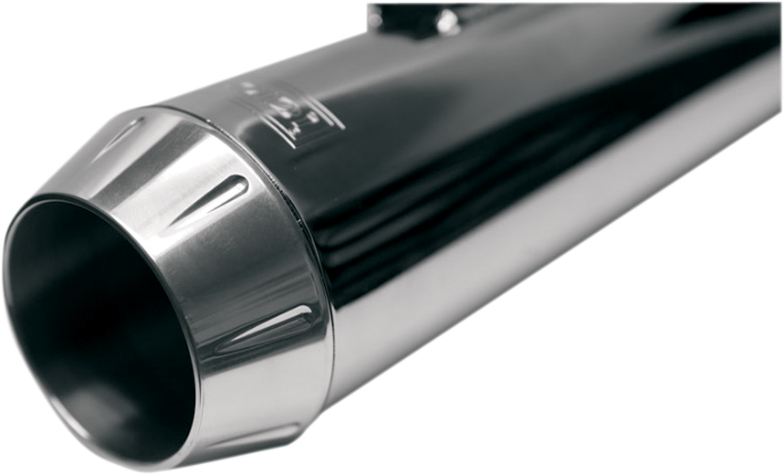 Bassani xhaust End Cap - Polished - Megaphone
