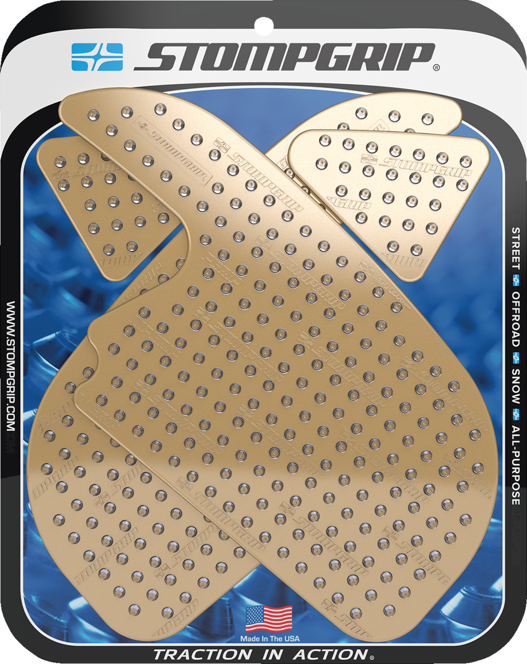 STOMPGRIP Volcano Profile Traction Pad Tank Grips