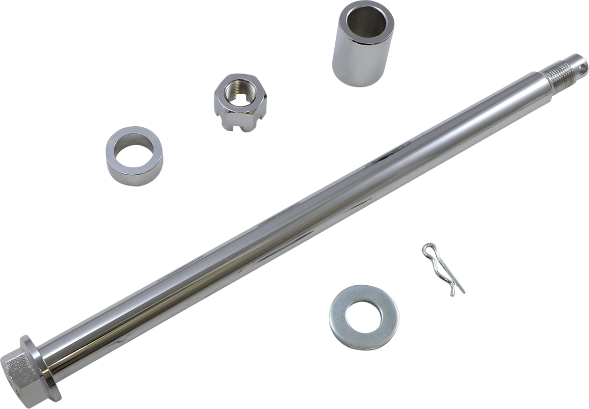 Drag Specialties Chrome Rear Axle Kit For Harley