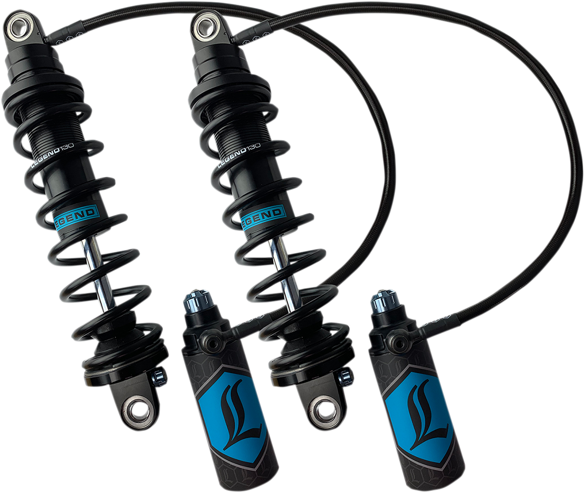Legend Suspension REVO-ARC Remote Reservoir Shocks For Harley Touring 2009-2013