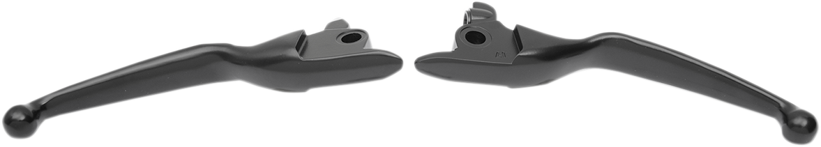 Drag specialties Wide Blade Lever Set - Black Harley Davidson