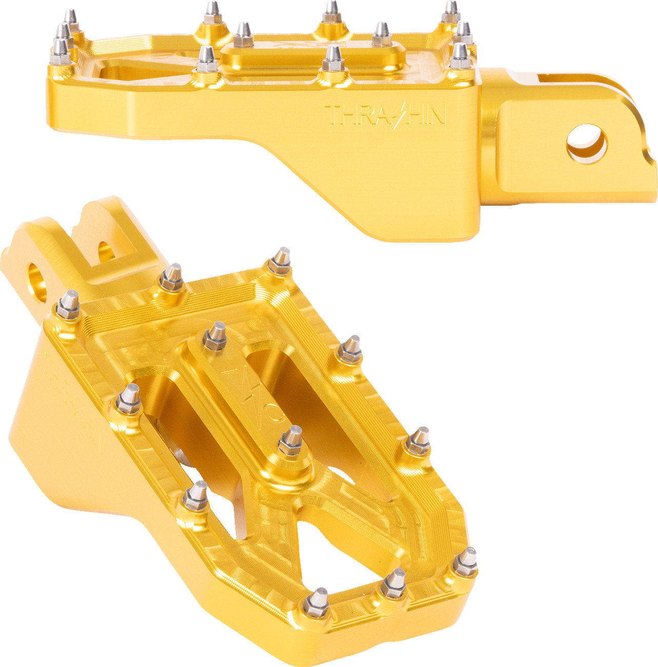 Thrashin Supply Co Aggressor Driver Foot Pegs For Harley Softail 2018-2026