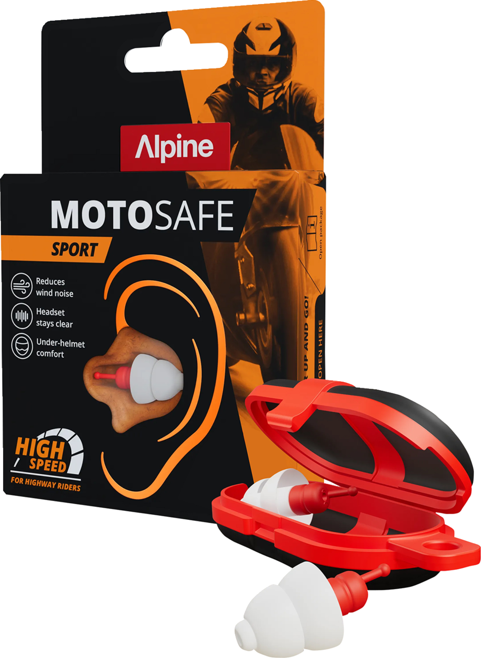 ALPINE HEARING PROTECTION MotoSafe Sport Earplugs