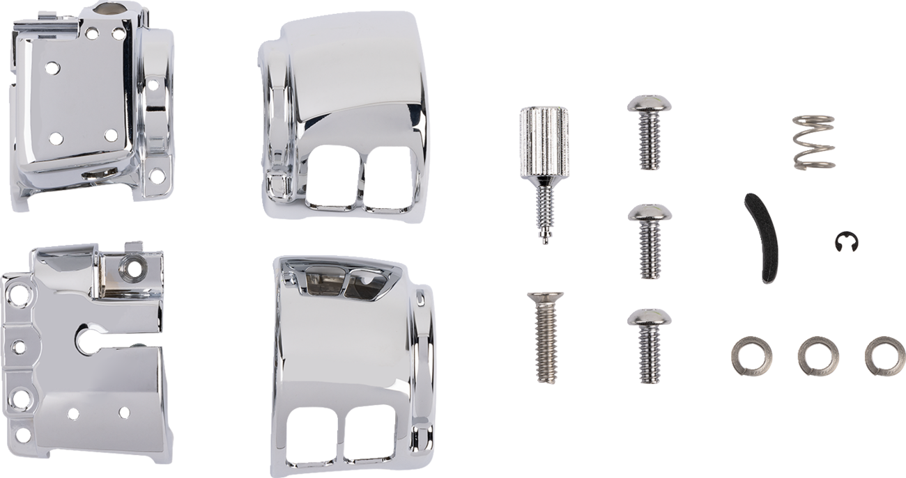 Drag specialties Handlebar Switch Housing Kit - Cruise - Chrome Harley Davidson