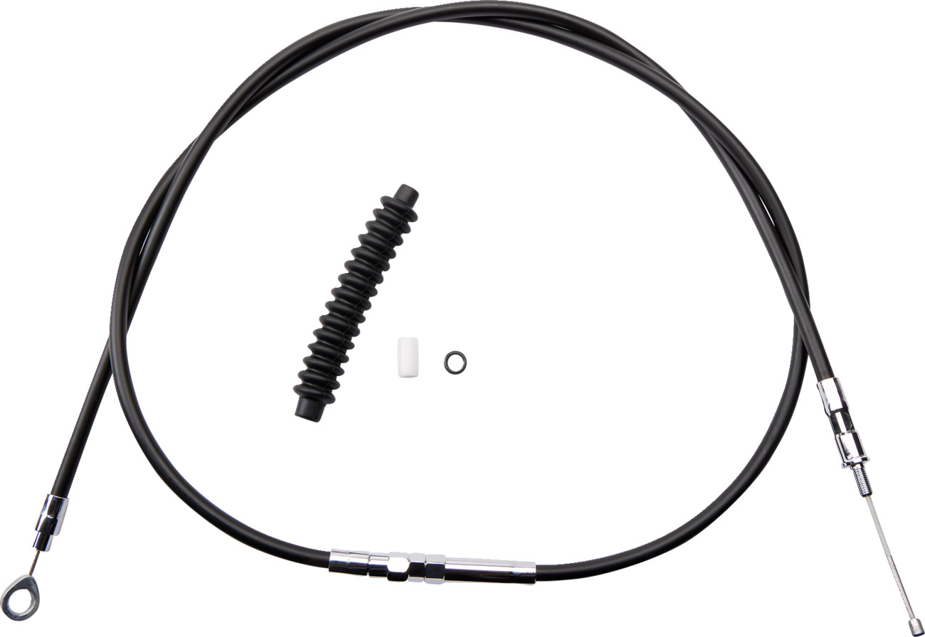 Drag Specialties High-Efficiency Black Vinyl Clutch Cable