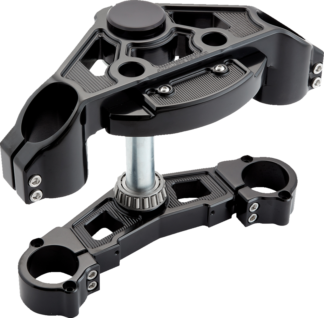 Arlen ness Triple Tree - Black - + 2" Harley Davidson