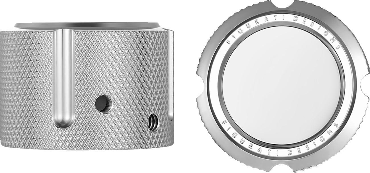 Figurati Designs Front Axle Nut Covers for Harley 2002-2025