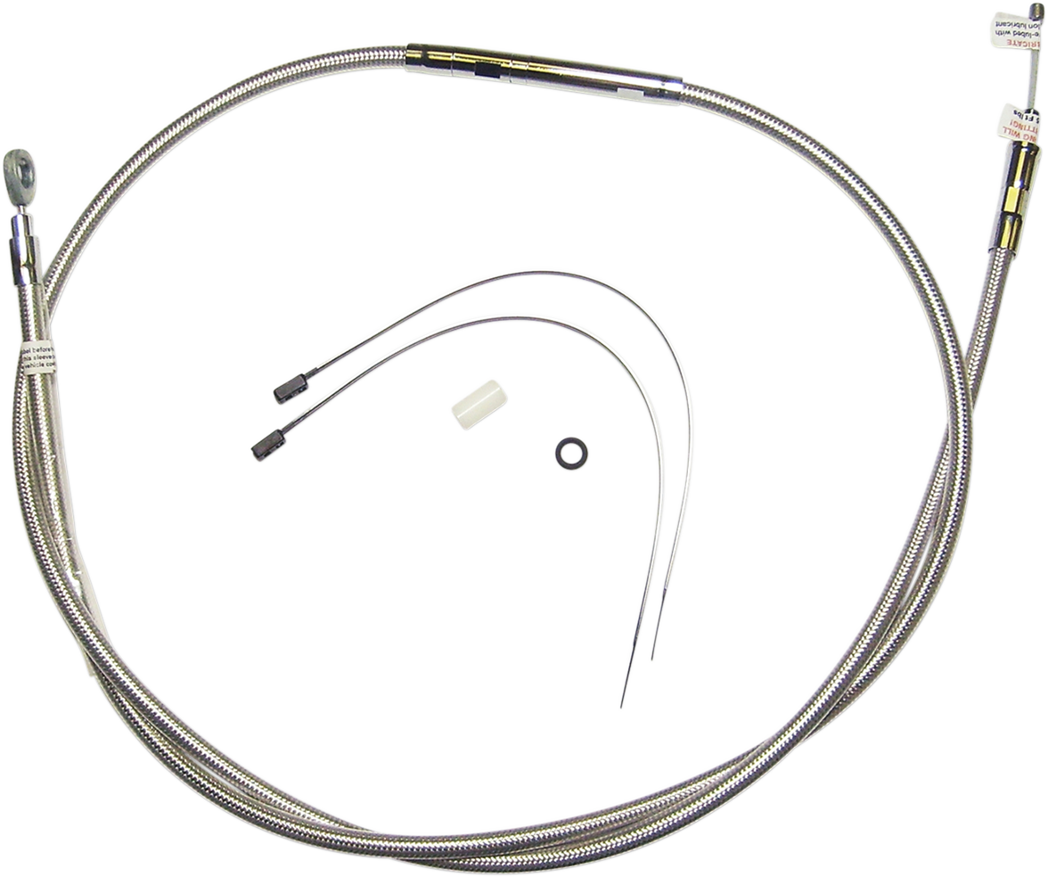 High-Efficiency Polished Stainless Clutch Cable