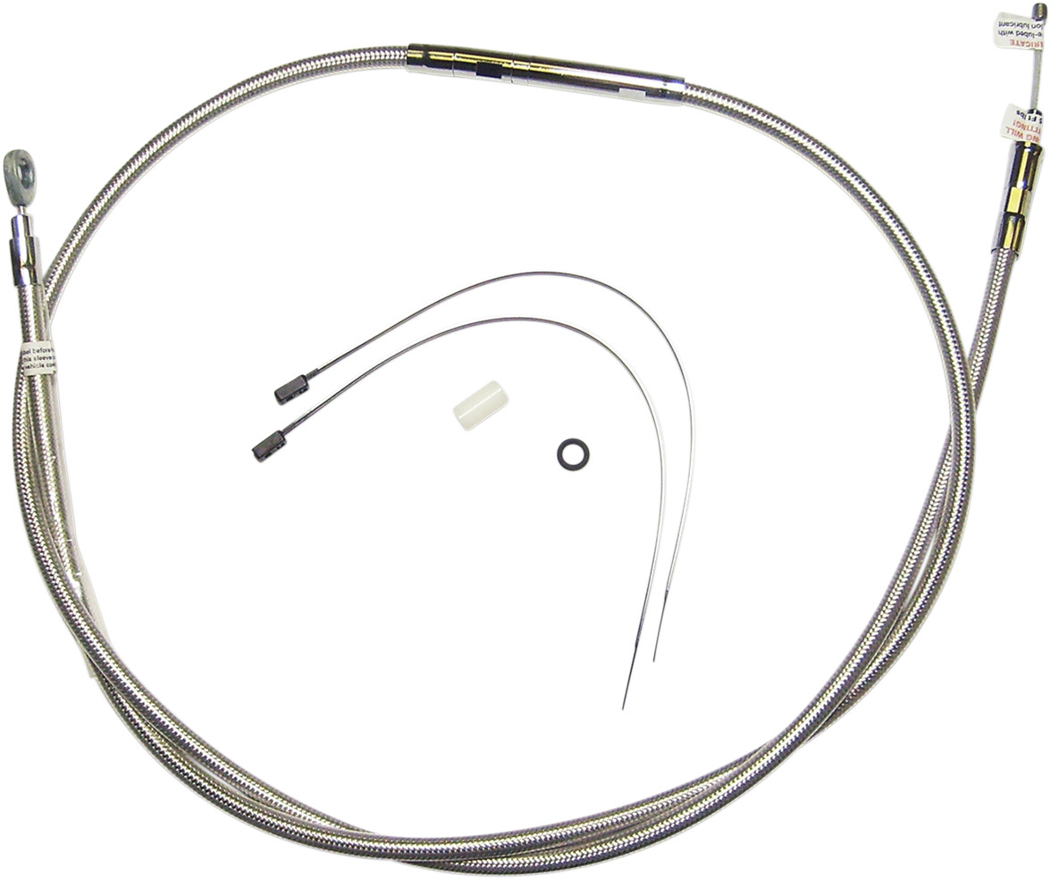 High-Efficiency Polished Stainless Clutch Cable