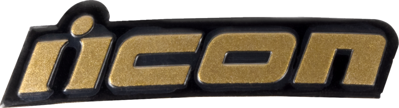 Icon Domain™ Helmet Metallic Badge