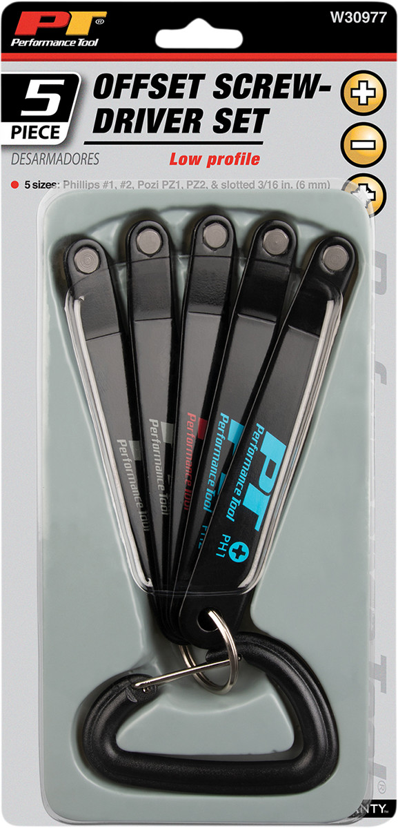 Low Profile Screwdriver Set