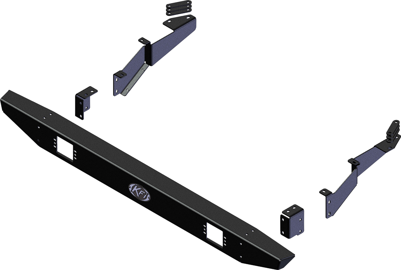 Kfi products Rear Bumper - Honda - Pioneer