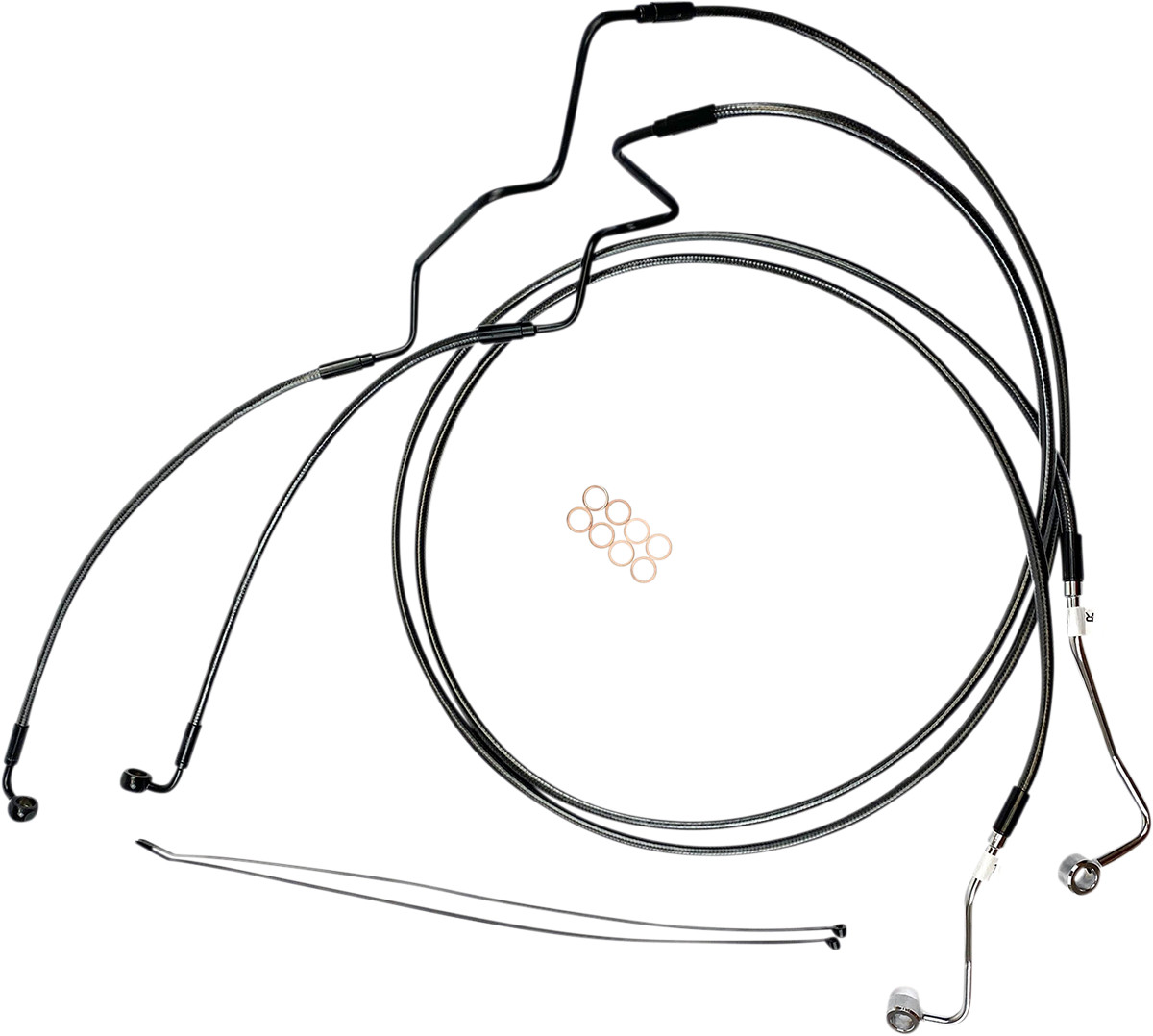 MAGNUM SHIELDING Designer Series Extended ABS Touring Lower Brake Line Kit