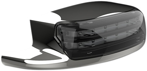 Custom Dynamics ProBEAM Fender Tip Light For Harley Touring 2009-2016