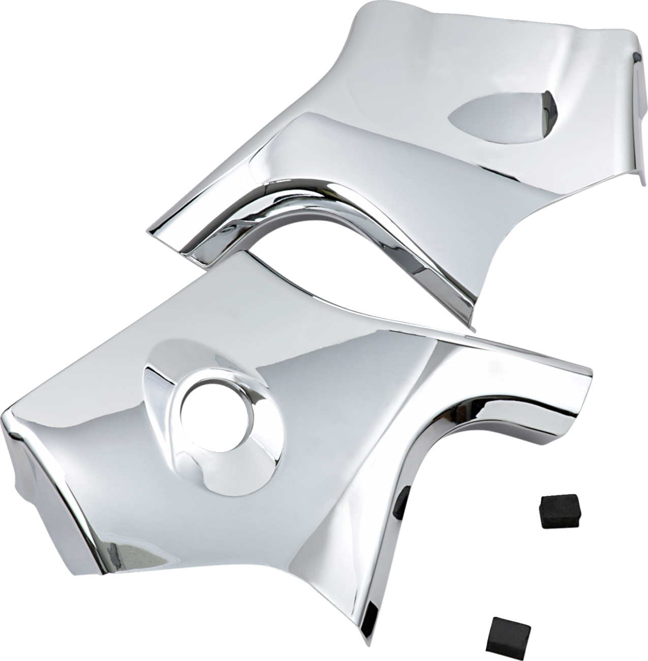 Show chrome Neck Covers - Chrome Suzuki