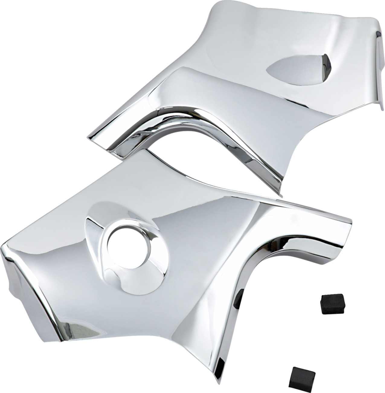 Show chrome Neck Covers - Chrome Suzuki