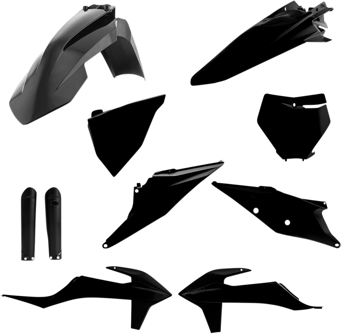Acerbis Full Replacement Body Kit - Black KTM