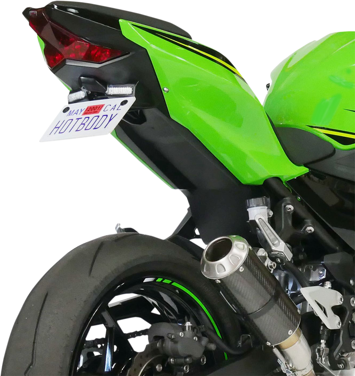 Hot bodies Fender Eliminator - Black - Ninja 400 2018-2023 Kawasaki EX400 Ninja 400